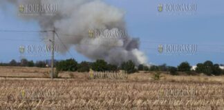 Военный самолет упал во время авиашоу в районе базы ВВС Болгарии Граф Игнатиево