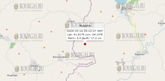 16 октября 2024 года землетрясение в Болгарии