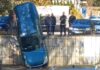 Автомобиль «упал» со стоянки в Шумене