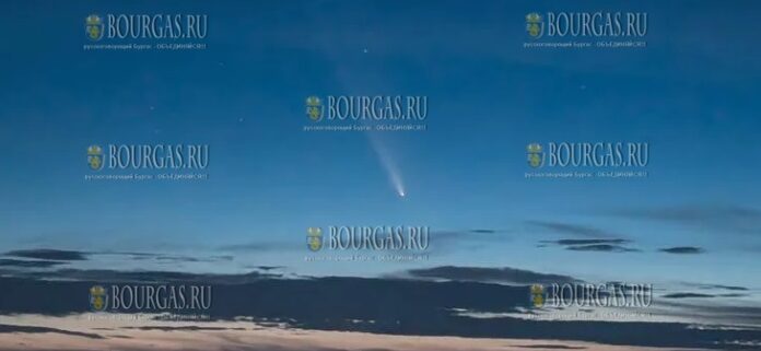 комета над Болгарией