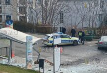 Автомобиль врезался в автобусную остановку в Святом Власе