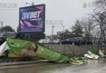 Сильный ветер в Варне
