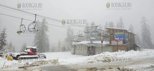 В Пампорово прошел снегопад