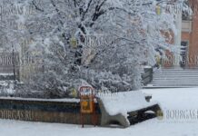 в заснеженном Руене наступила настоящая зима