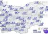 12 февраля - минимальные температуры в Болгарии