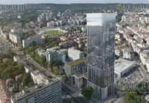 самое высокое здание в Варне, по планам его высота будет 186 метров