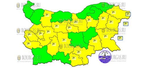 11 марта Желтый Код в Болгарии
