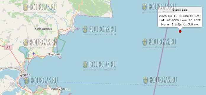 13 марта землетрясение в Болгарии