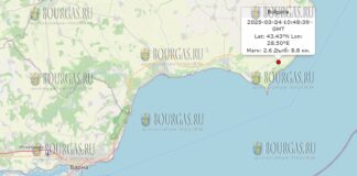 24 марта землетрясение в Болгарии