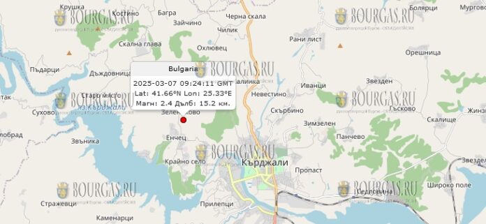 7 марта землетрясение в Болгарии
