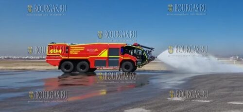 Аэропорт Софии приобрел современную пожарную машину