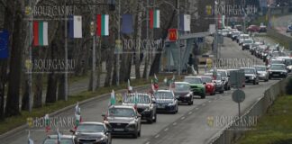 автошествие на улицам Бургаса 3 марта 2025 года