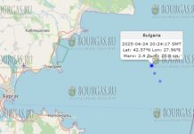 24 апреля землетрясение в Болгарии
