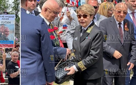9-го мая, в День Европы, посол Российской Федерации в Болгарии - Элеонора Митрофанова, была замечена в Пловдиве