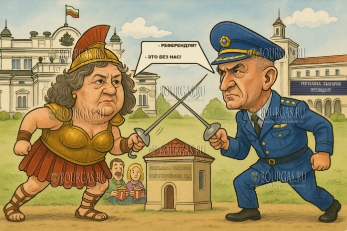 Кисилева - Радев, бои за референдум..