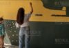 украинцы разрисовали подземный переход в Варне