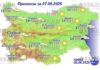 7 июня 2025 года погода в Болгарии