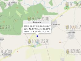 8 июня 2025 года землетрясение в Болгарии