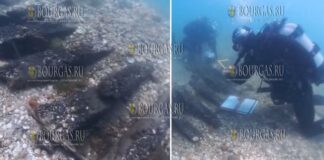 дайверы обнаружили недалеко от Созополя старый затонувший корабль