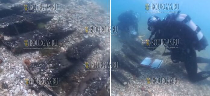 дайверы обнаружили недалеко от Созополя старый затонувший корабль
