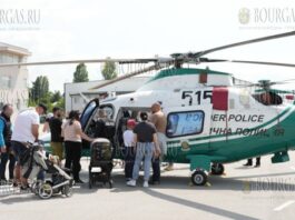 в Международный день защиты детей, дети в Софии осмотрели вертолеты пограничной полиции, служебных собак и спецтехнику