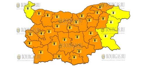 22 июля Желтый Код в Болгарии