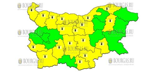 4 июля Желтый Код в Болгарии