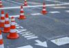 дорожная разметка в городах в Болгарии