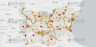 Интерактивная карта ДТП в Болгарии