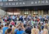 протест против ареста мэра Варны