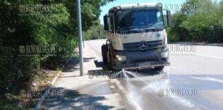 улицы в Софии будут поливать