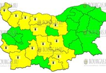 12 августа горячий Желтый Код в Болгарии