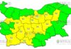 20 августа ветреный Желтый Код в Болгарии