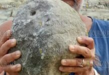 археологи в Болгарии обнаружили средневековый метательный снаряд