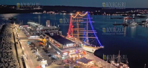 гигантский парусник «Mircea» пришвартовался в морском вокзале Варны