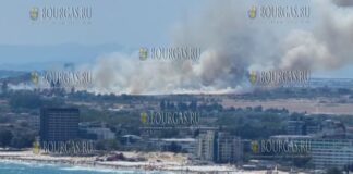 пожар между Несебром и Равдой