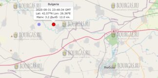 1 сентября 2025 года землетрясение в Болгарии