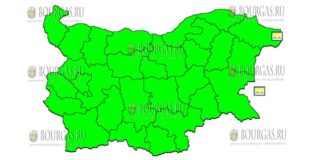 14 сентября ветреный Желтый Код в Болгарии