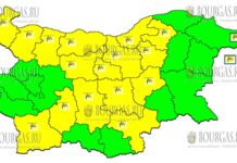 17 сентября ветреный Желтый Код в Болгарии