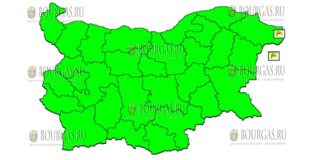 18 сентября ветреный Желтый Код в Болгарии