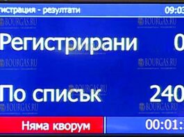кворума нет - парламент Болгарии