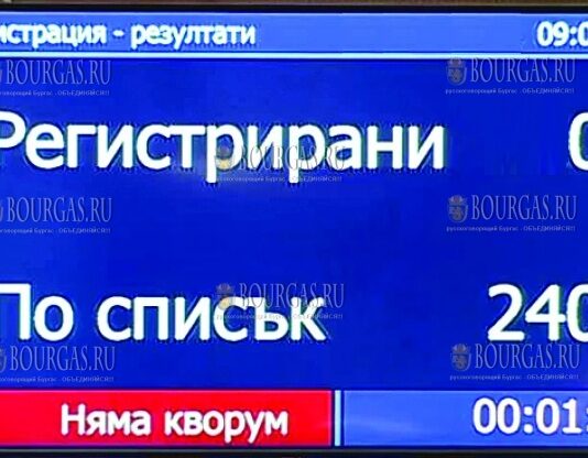 кворума нет - парламент Болгарии