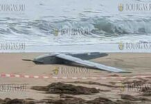 на Северный пляж Бургаса море выбросил остатки дрона