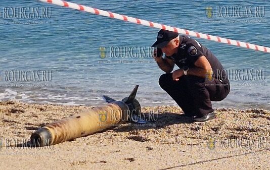Спасатель обнаружил ракету на пляже Велека в Болгарии