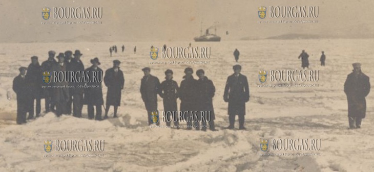 1929 год, у берегов Болгарии замерзло Черное море