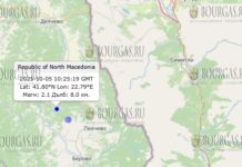 5 октября 2025 года землетрясение в Болгарии