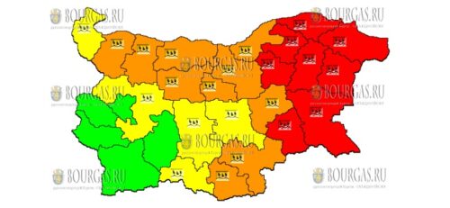 7 октября Желтый Код в Болгарии