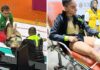 болгарская гимнастка - Валентина Георгиева, получила серьезную травму на чемпионате мира в Джакарте, Индонезия
