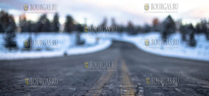 болгарские дороги зимой, Болгария зимой на дорогах