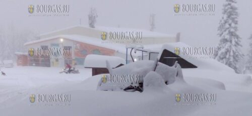 снег в горах Стара Планина